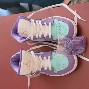 Nike Air, Purple White & Mint shoe